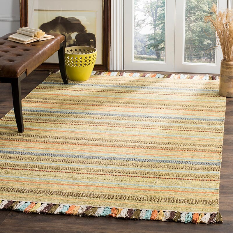 Safavieh Montauk Mtk901G Green / Multi Rugs.