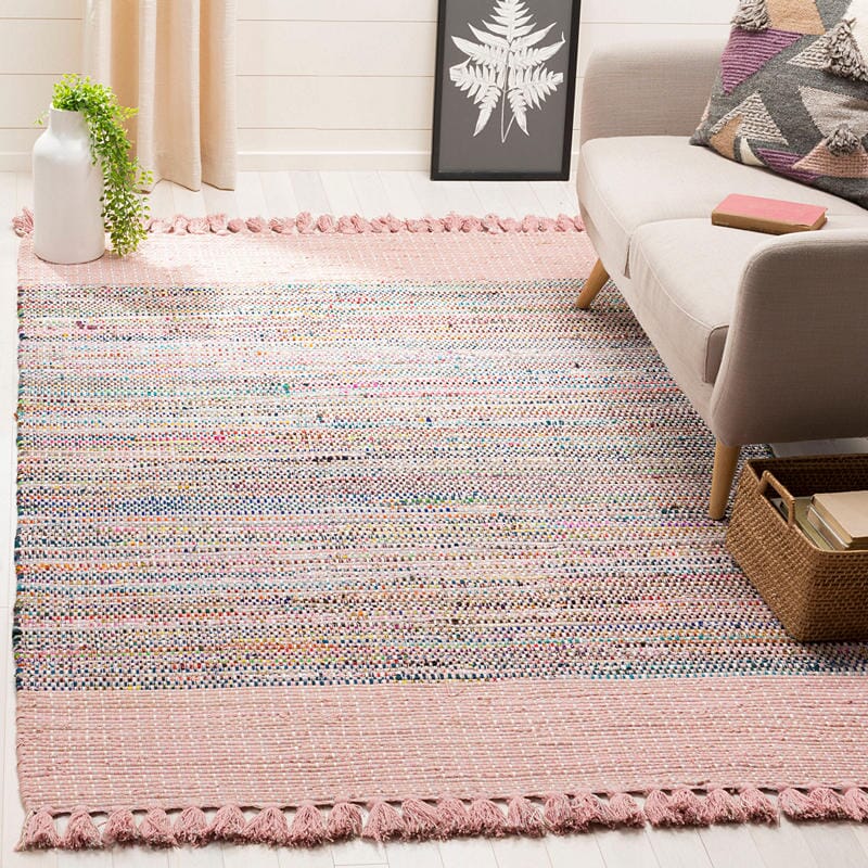 Safavieh Montauk Mtk972D Pink / Multi Rugs.