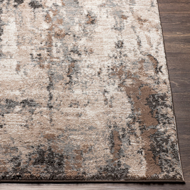 Surya Montana Mtn-2303 Charcoal, Dark Brown, Beige, Medium Gray Rugs.