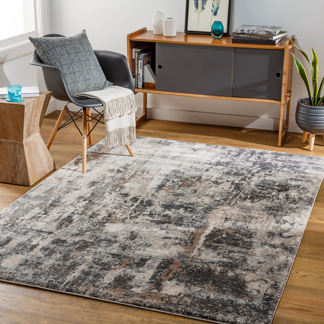 Surya Montana Mtn-2303 Charcoal, Dark Brown, Beige, Medium Gray Rugs.