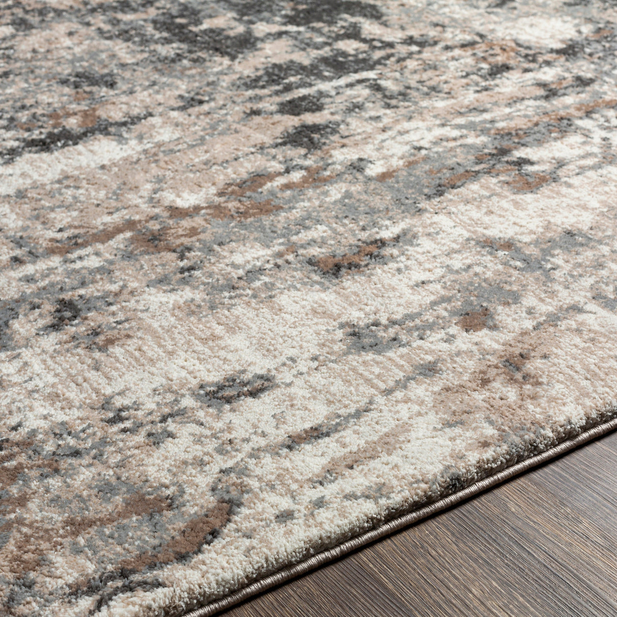 Surya Montana Mtn-2303 Charcoal, Dark Brown, Beige, Medium Gray Rugs.