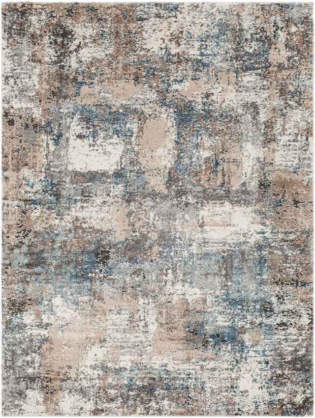 Surya Montana Mtn-2308 Beige, Dark Brown, Aqua, Dark Blue Rugs.