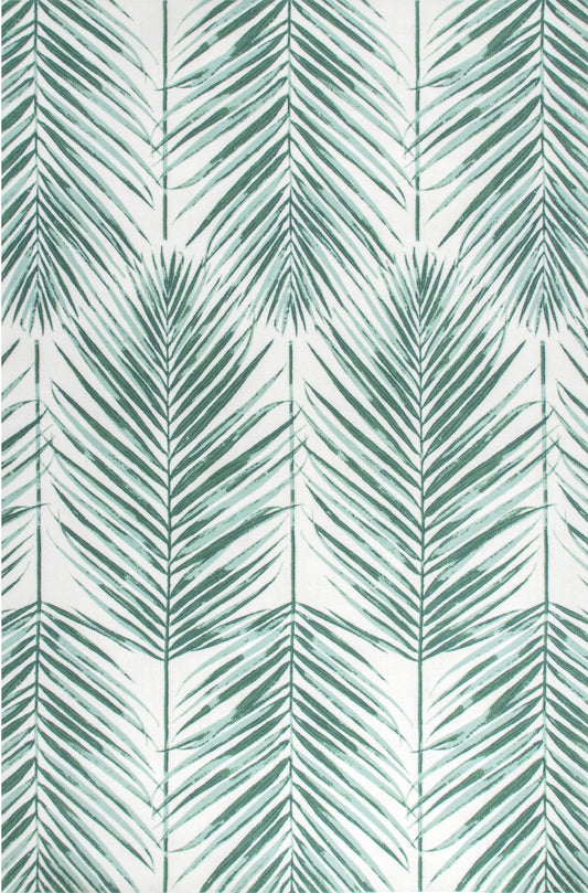 Nuloom Tropical Palm Ntr2024A Green Area Rug