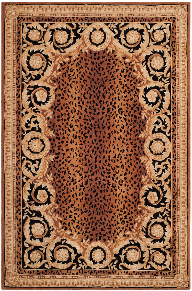 Safavieh Naples na712a Black / Gold Rugs.