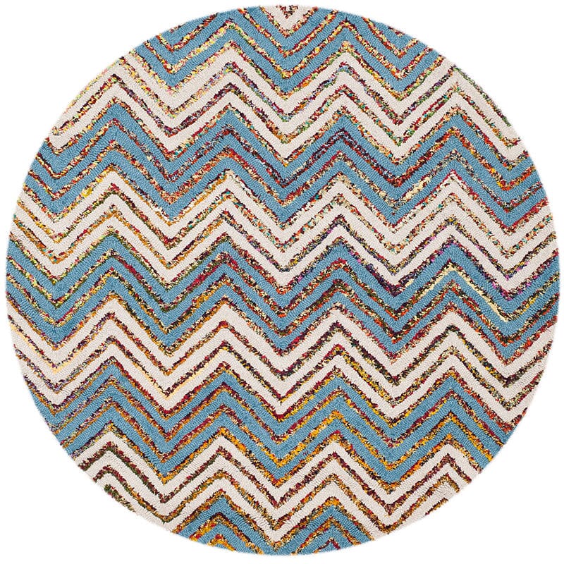 Safavieh Nantucket Nan601A Beige / Blue Rugs.