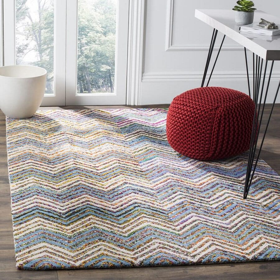 Safavieh Nantucket Nan601A Beige / Blue Rugs.