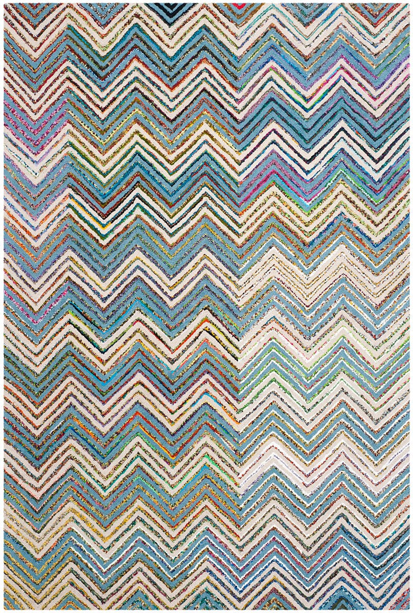 Safavieh Nantucket Nan601A Beige / Blue Rugs.