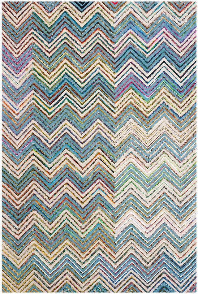 Safavieh Nantucket Nan601A Beige / Blue Rugs.