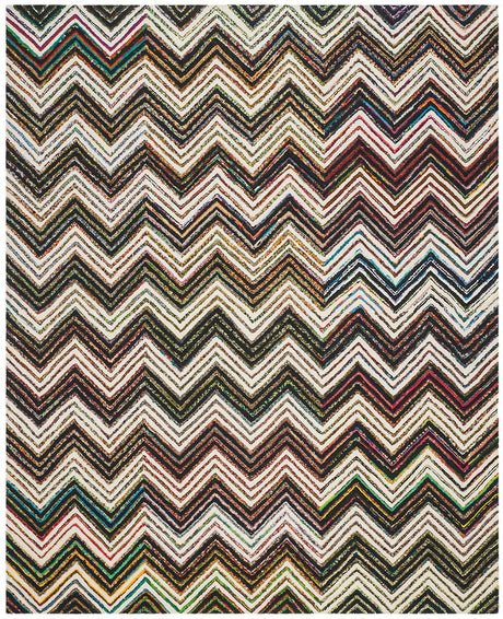 Safavieh Nantucket Nan601C Ivory / Black Rugs.