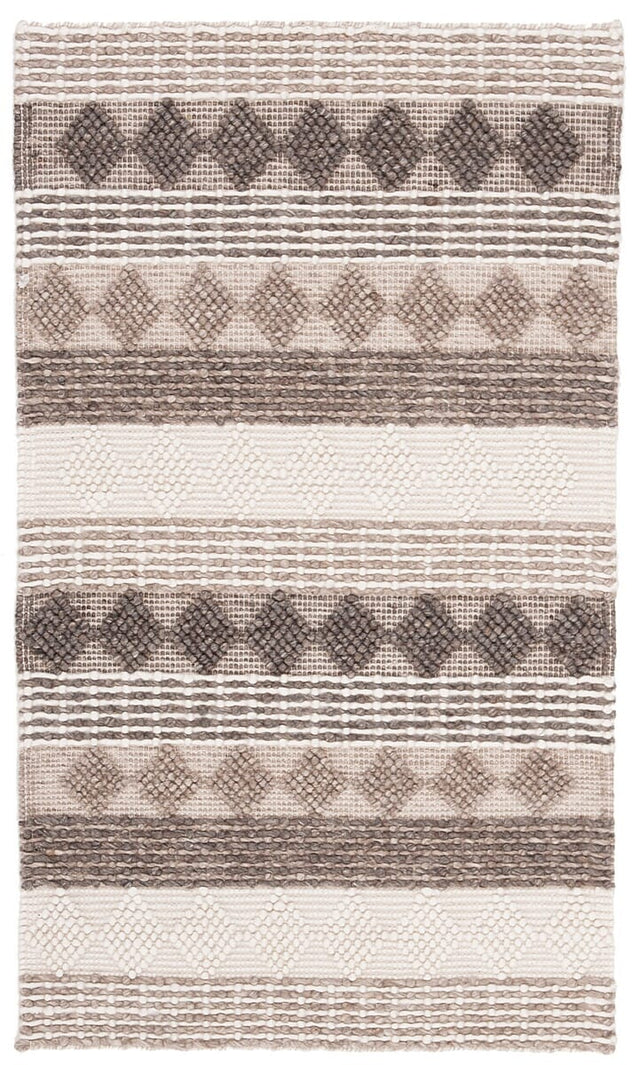 Safavieh Natura Nat252F Grey / Ivory Rugs.