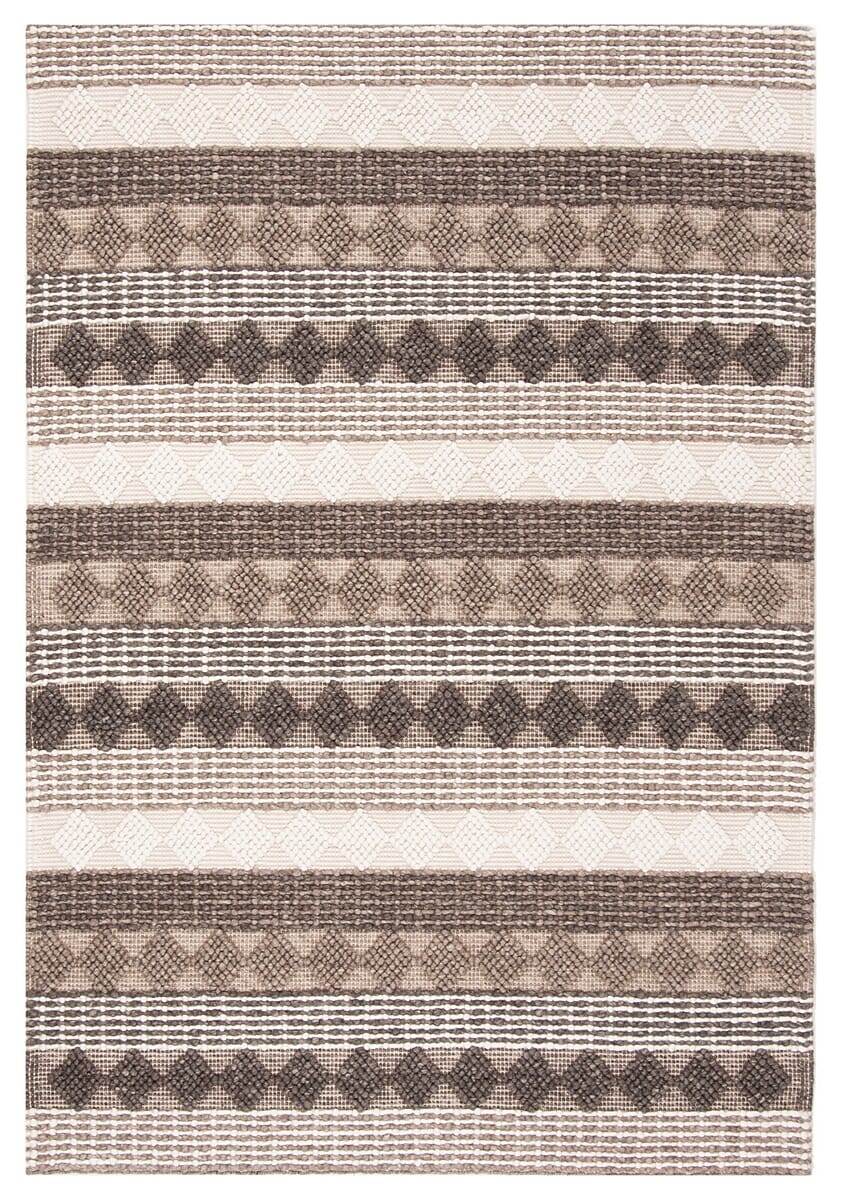 Safavieh Natura Nat252F Grey / Ivory Rugs.