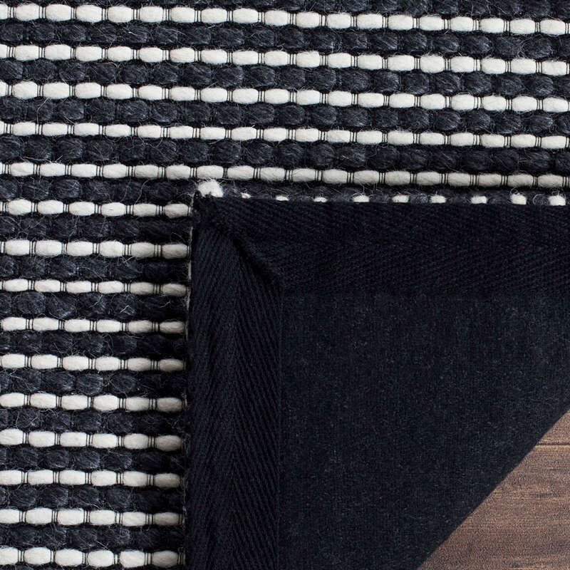 Safavieh Natura Nat801E Ivory / Black Rugs.