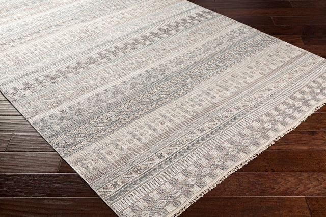 Surya Nobility Nbi-2305 Camel, Ivory, Light Gray, Dark Brown Rugs.
