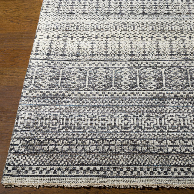 Surya Nobility Nbi-2308 Sage, Ivory, Light Gray, Charcoal Rugs.