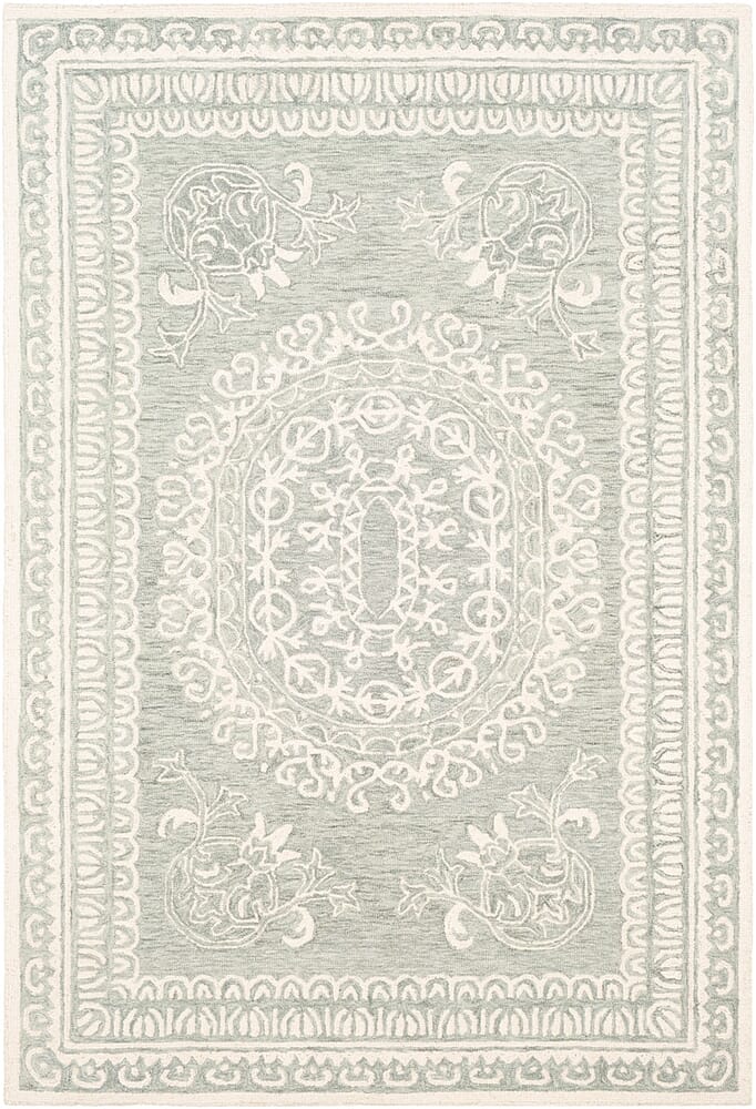 Surya Newcastle Ncs-2306 Sea Foam, Sage, Cream Rugs.