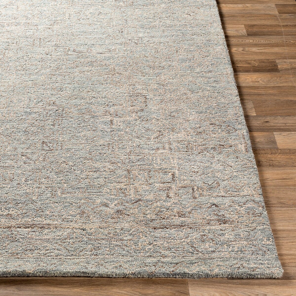 Surya Newcastle Ncs-2310 Sea Foam, Teal, Sage, Taupe Rugs.