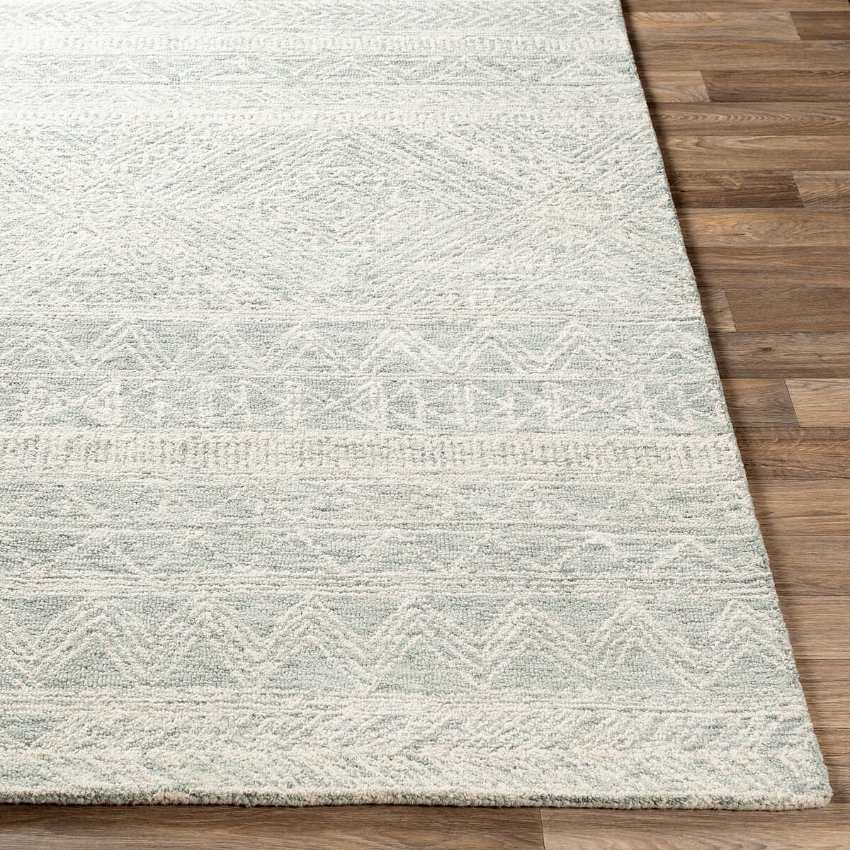 Surya Newcastle Ncs-2312 Sea Foam, Sage, Dark Green, Cream Rugs.