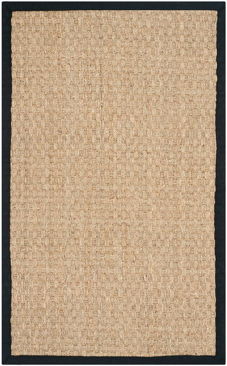 Safavieh Natural Fiber nf114c Natural / Black Rugs.