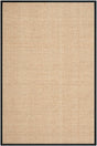 Safavieh Natural Fiber nf114c Natural / Black Rugs.