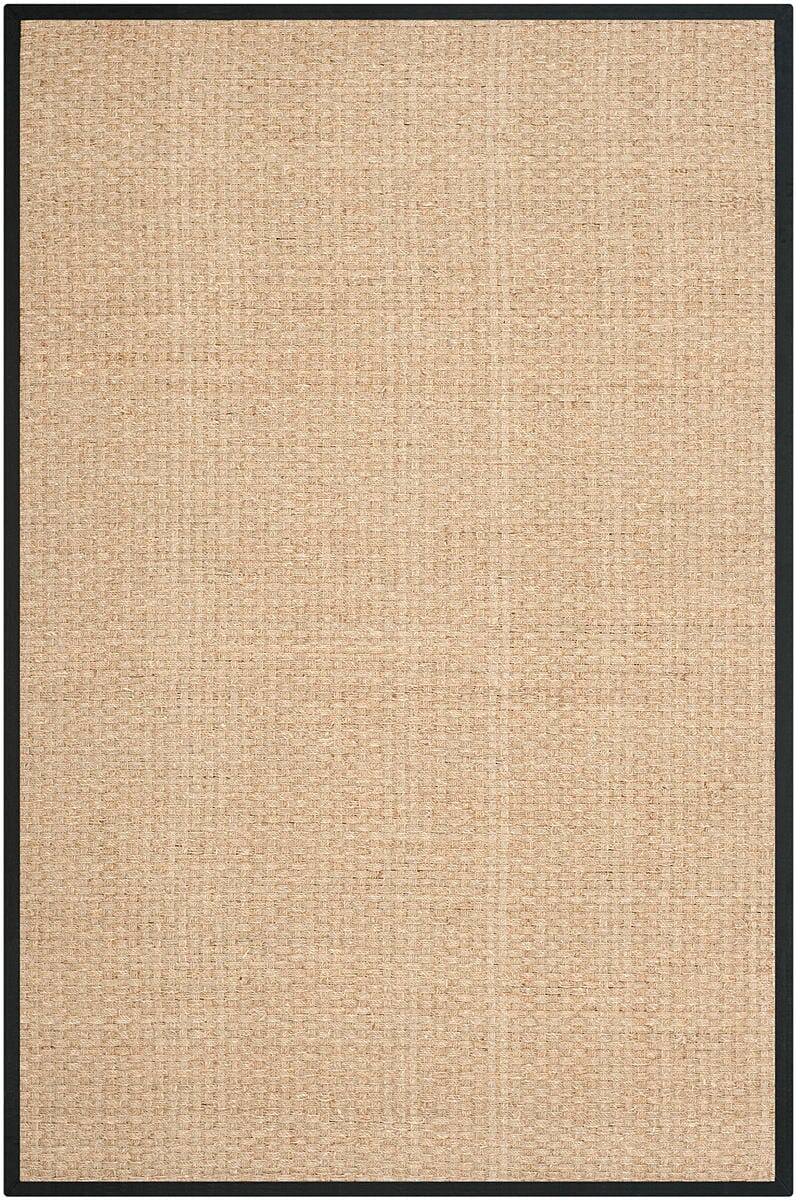 Safavieh Natural Fiber nf114c Natural / Black Rugs.
