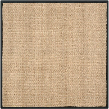Safavieh Natural Fiber nf114c Natural / Black Rugs.
