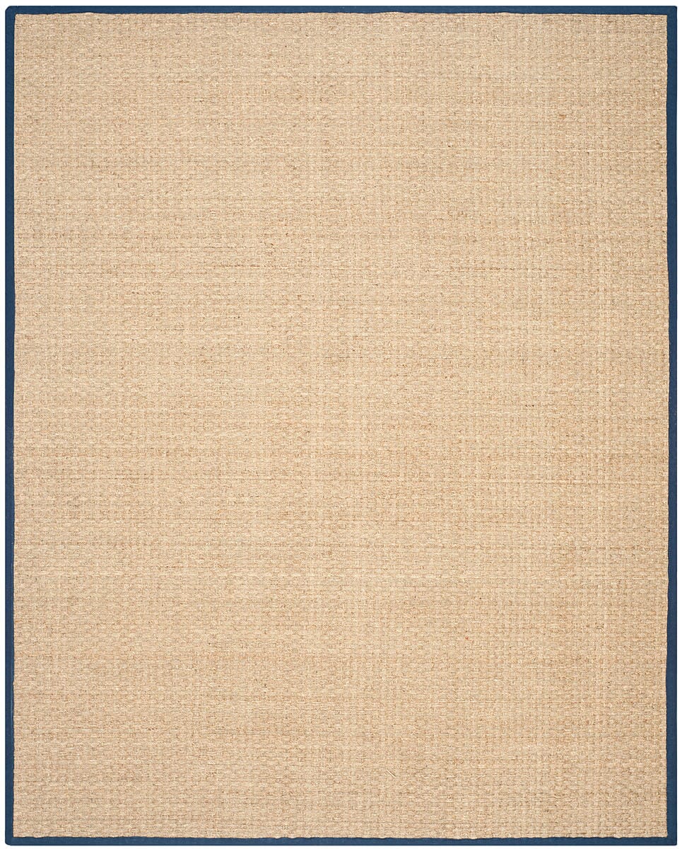 Safavieh Natural Fiber nf114e Natural / Blue Rugs.