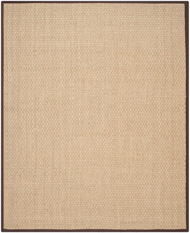 Safavieh Natural Fiber Nf114K Natural / Dark Brown Rugs.