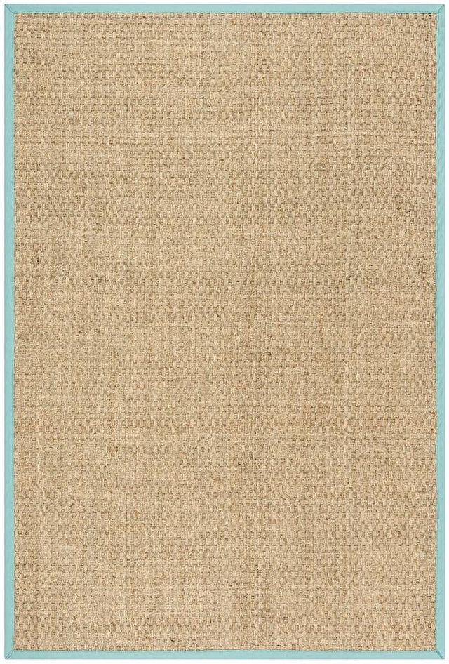 Safavieh Natural Fiber Nf114R Natural / Teal Rugs.