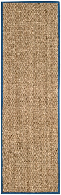 Safavieh Natural Fiber Nf114T Natural / Navy Rugs.