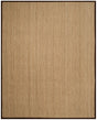 Safavieh Natural Fiber Nf115K Natural / Dark Brown Rugs.