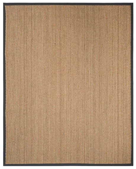 Safavieh Natural Fiber Nf115Q Natural / Dark Grey Rugs.