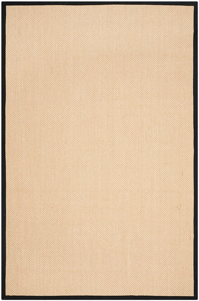 Safavieh Natural Fiber Nf141A Maize / Black Rugs.