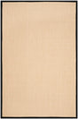 Safavieh Natural Fiber Nf141A Maize / Black Rugs.