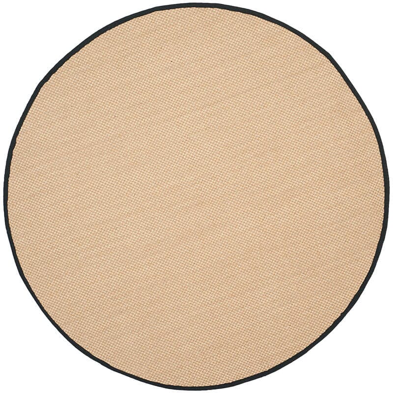 Safavieh Natural Fiber Nf141A Maize / Black Rugs.