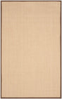 Safavieh Natural Fiber Nf141C Maize / Brown Rugs.
