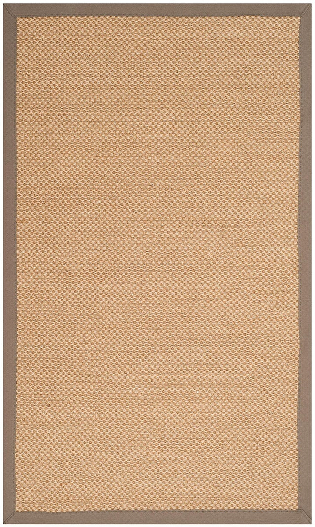 Safavieh Natural Fiber Nf141G Maize / Grey Rugs.