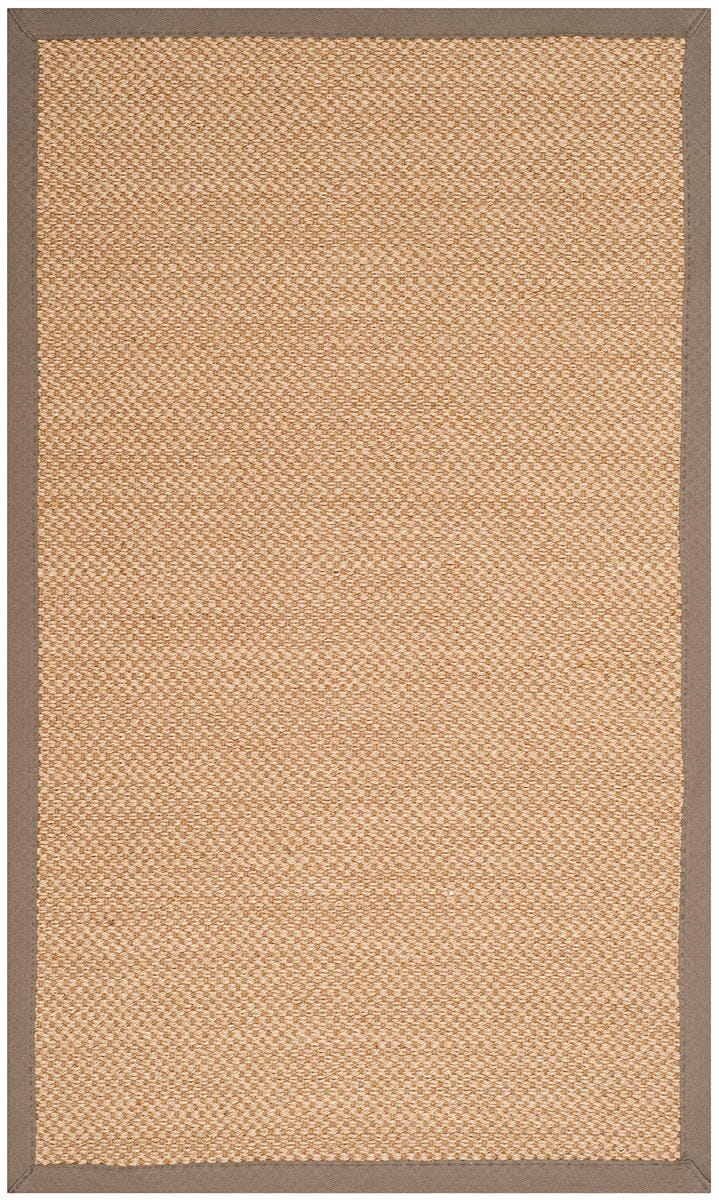 Safavieh Natural Fiber Nf141G Maize / Grey Rugs.