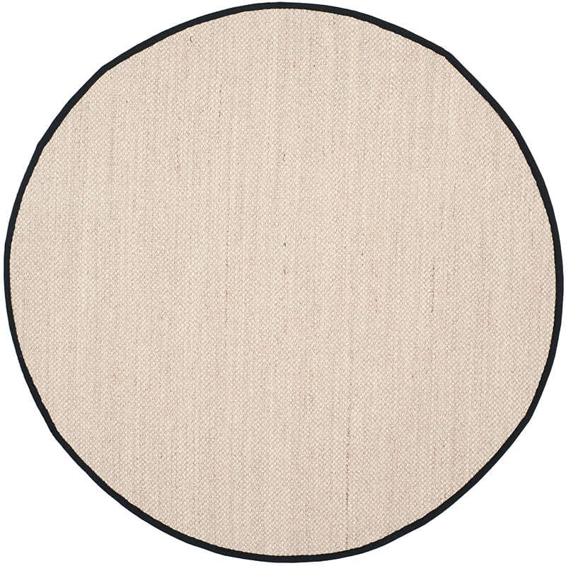 Safavieh Natural Fiber Nf143A Marble / Black Rugs.