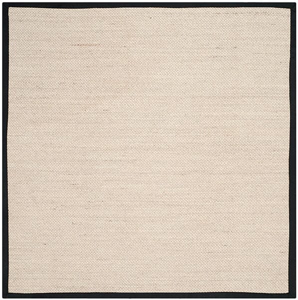 Safavieh Natural Fiber Nf143A Marble / Black Rugs.