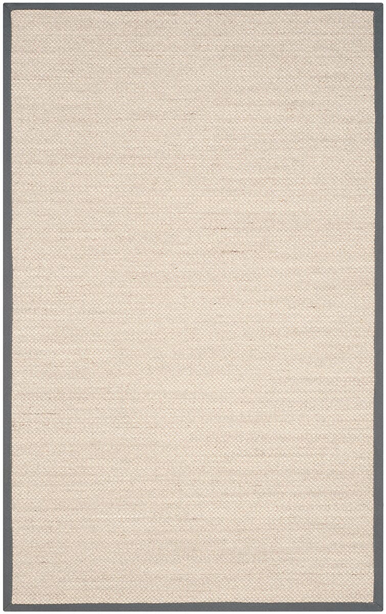 Safavieh Natural Fiber Nf143D Marble / Dark Grey Rugs.