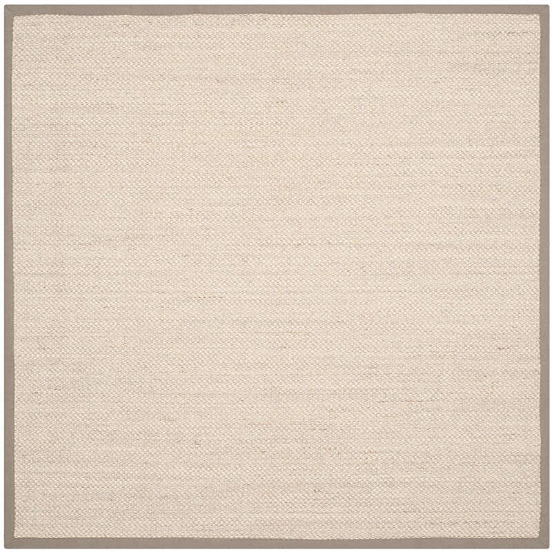 Safavieh Natural Fiber Nf143E Marble / Khaki Rugs.