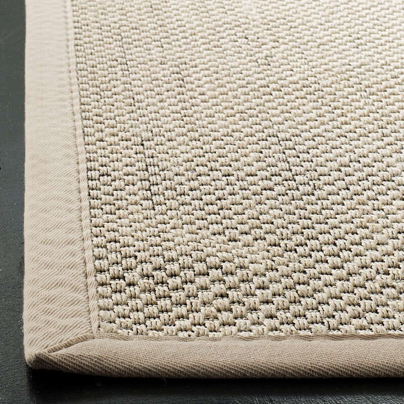 Safavieh Natural Fiber Nf150B Black / Ivory Rugs.