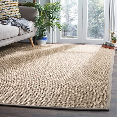 Safavieh Natural Fiber Nf153A Natural / Grey Rugs.