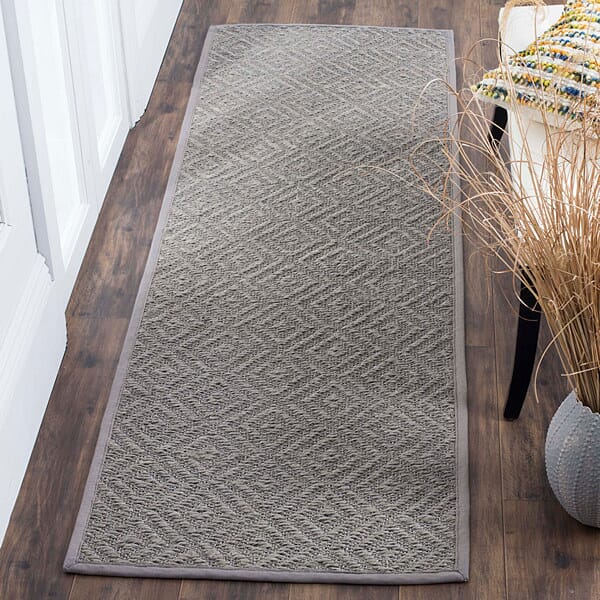 Safavieh Natural Fiber Nf154B Light Grey / Grey Rugs.