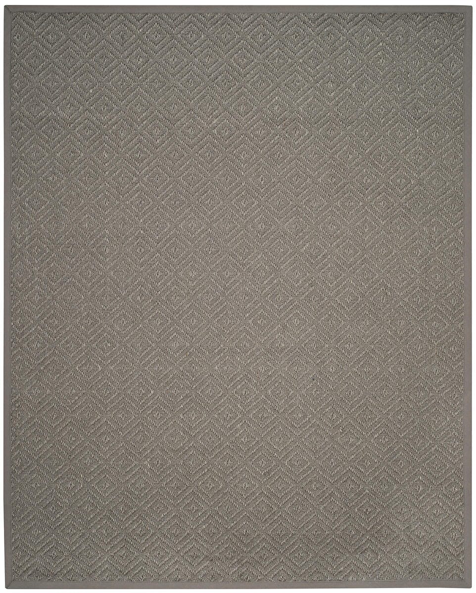 Safavieh Natural Fiber Nf154B Light Grey / Grey Rugs.