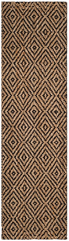 Safavieh Natural Fiber Nf181C Natural/Black Rug.