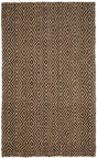 Safavieh Natural Fiber Nf181C Natural/Black Rug.