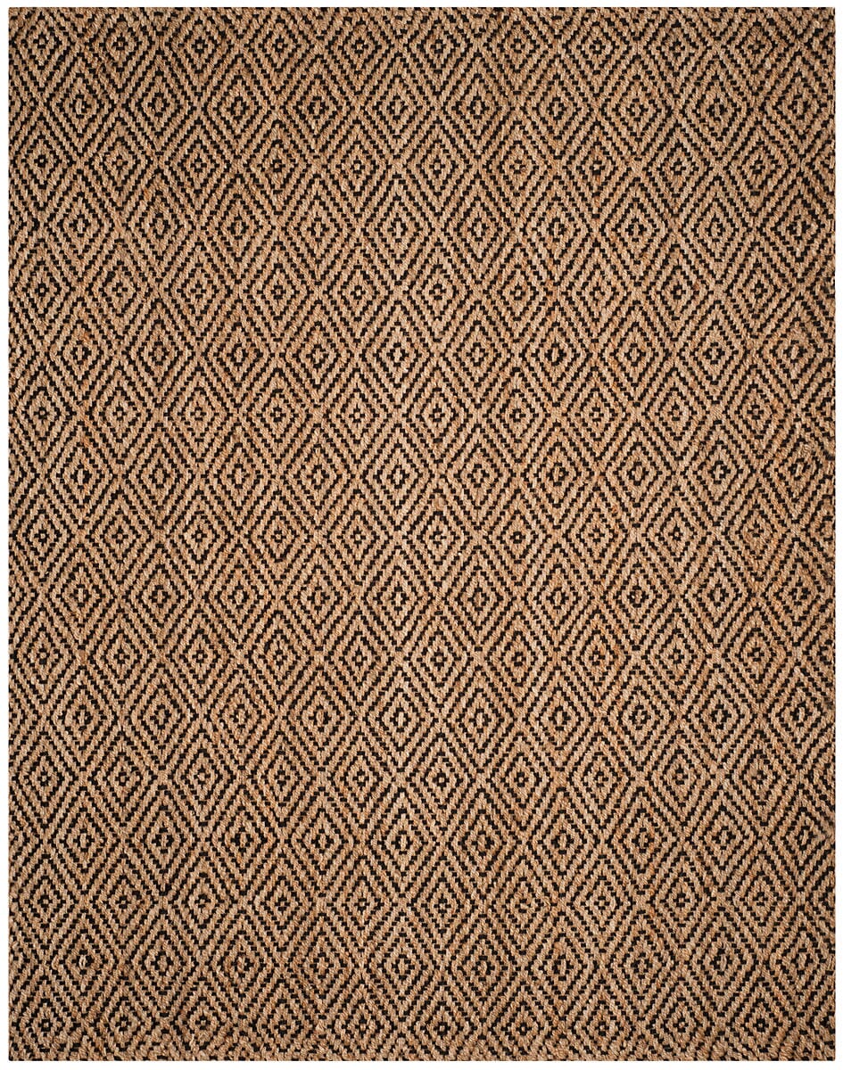 Safavieh Natural Fiber Nf181C Natural/Black Rug.