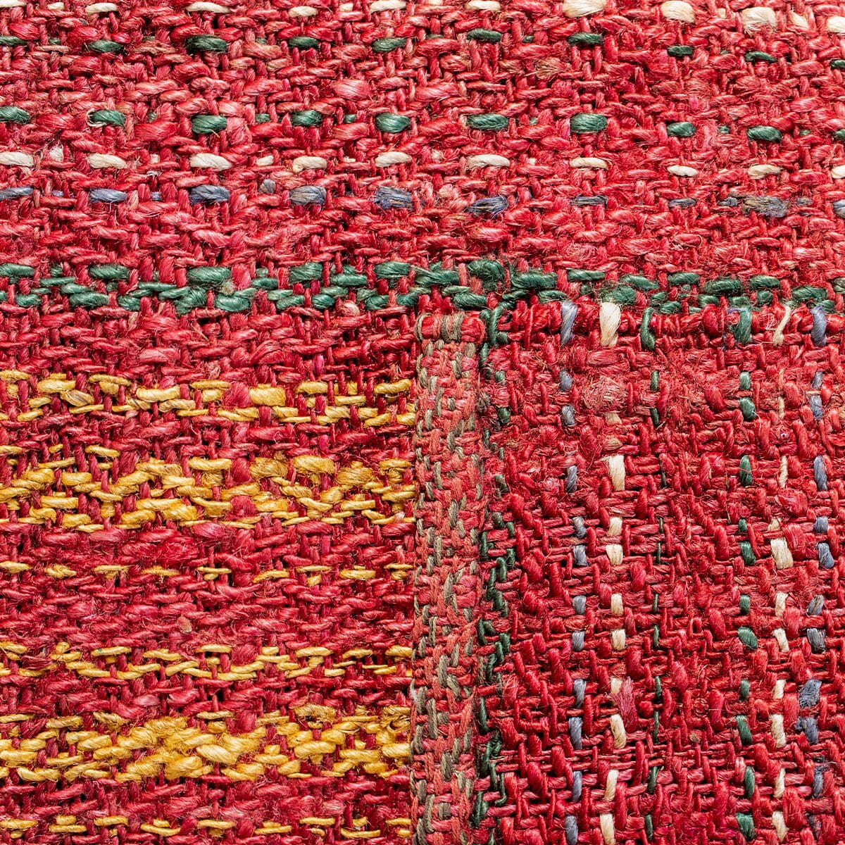 Safavieh Natural Fiber Nf202Q Red / Gold Rugs.