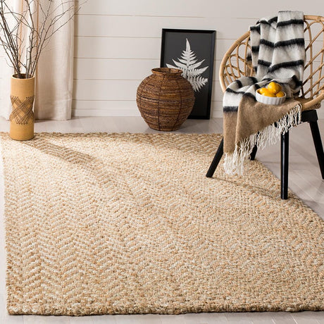 Safavieh Natural Fiber Nf264A Ivory / Natural Rugs.